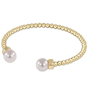 Enewton Classic Gold 3mm Bead Cuff Pearl