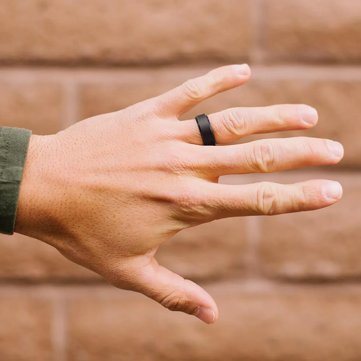 Enso Rings Classic Bevel Series Silicone Ring - Pine