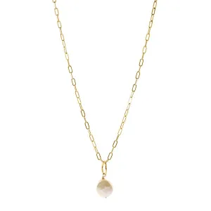 ESTHER COIN PEARL NECKLACE