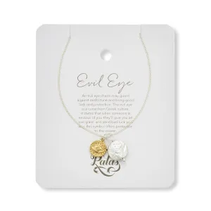 Evil Eye & Pearl Amulet Necklace