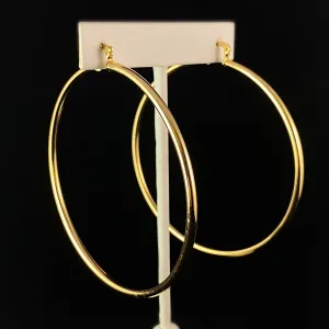 Extra Large Gold Hoop Earrings - Big City
