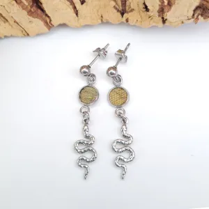 Fabrikk Small Serpent Pendant Earrings | Eco Cork