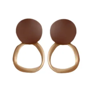Fashionable Charisma Circle Earrings 1 Pair