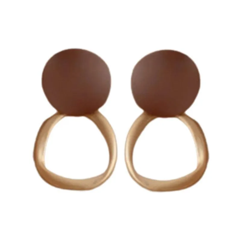 Fashionable Charisma Circle Earrings 1 Pair