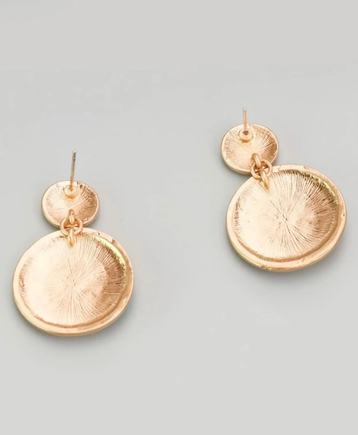 Fashionable fruit decor round drop earrings
