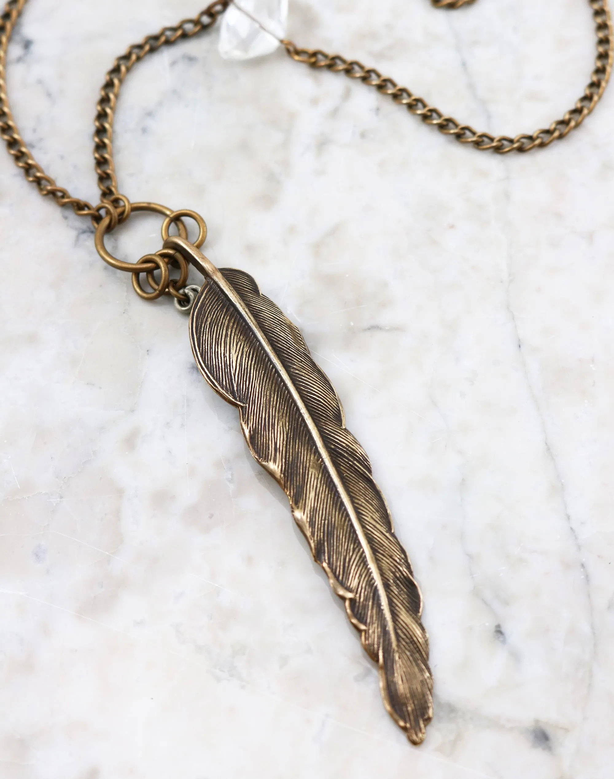 Feathered Necklace, (1pc)