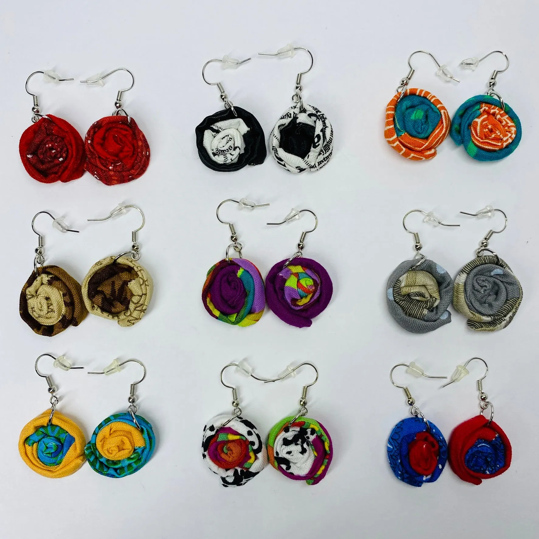 FICKLESTICKS Millefiori Earrings - NEUTRALS