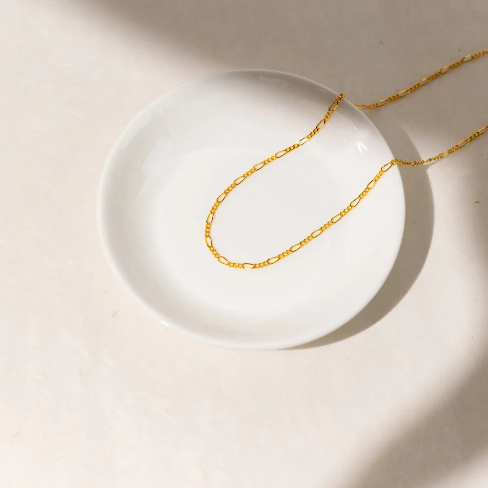 Figaro Chain Necklace - 3mm