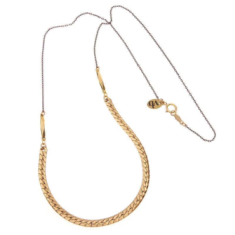 FLAT CHAIN MULTI-CHAIN NECKLACE