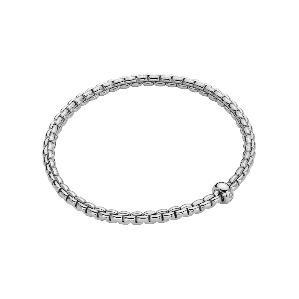 FOPE Eka Flex'it Bracelet with a Single Diamond