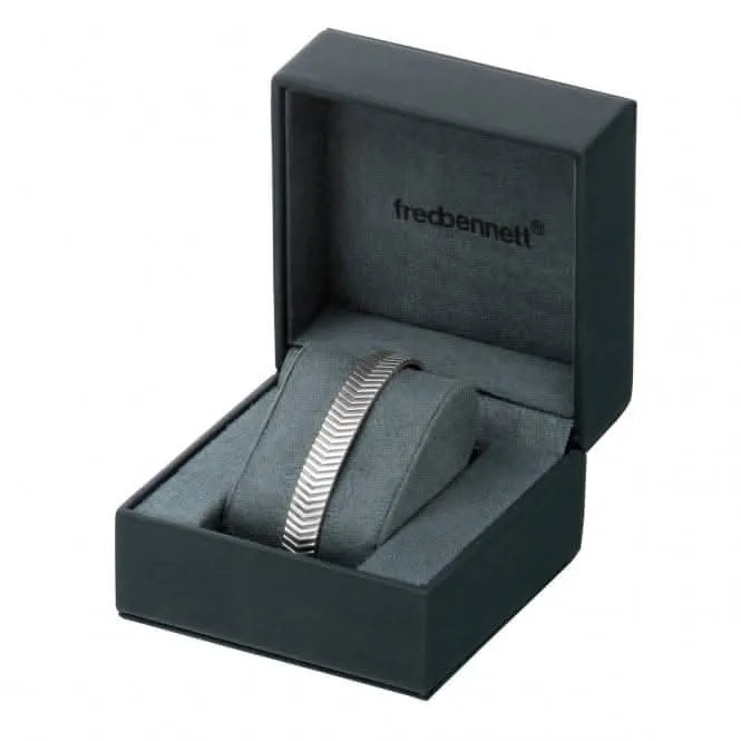 Fred Bennett Woven Plait Double Row Bracelet B5125
