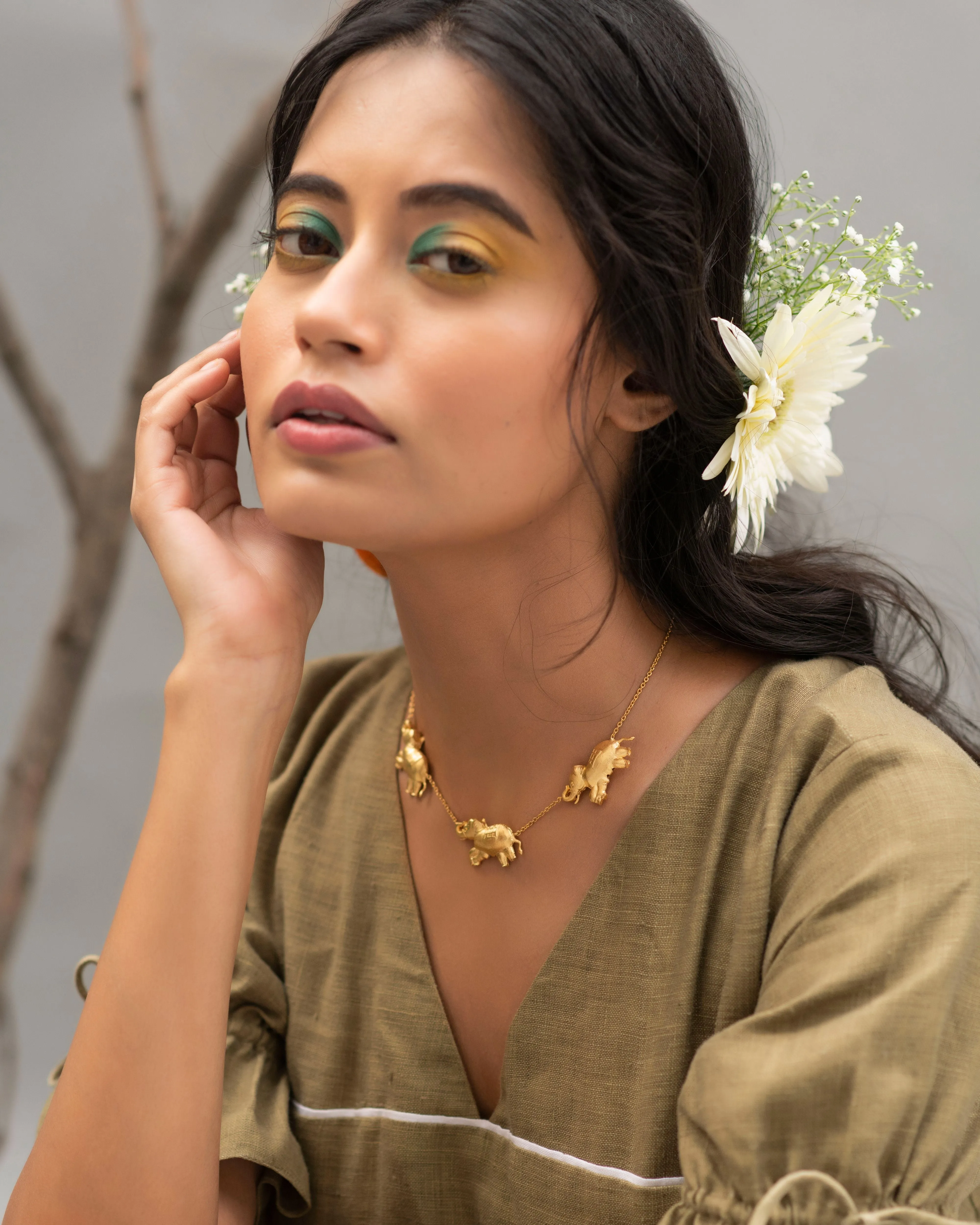 Gajendra Necklace