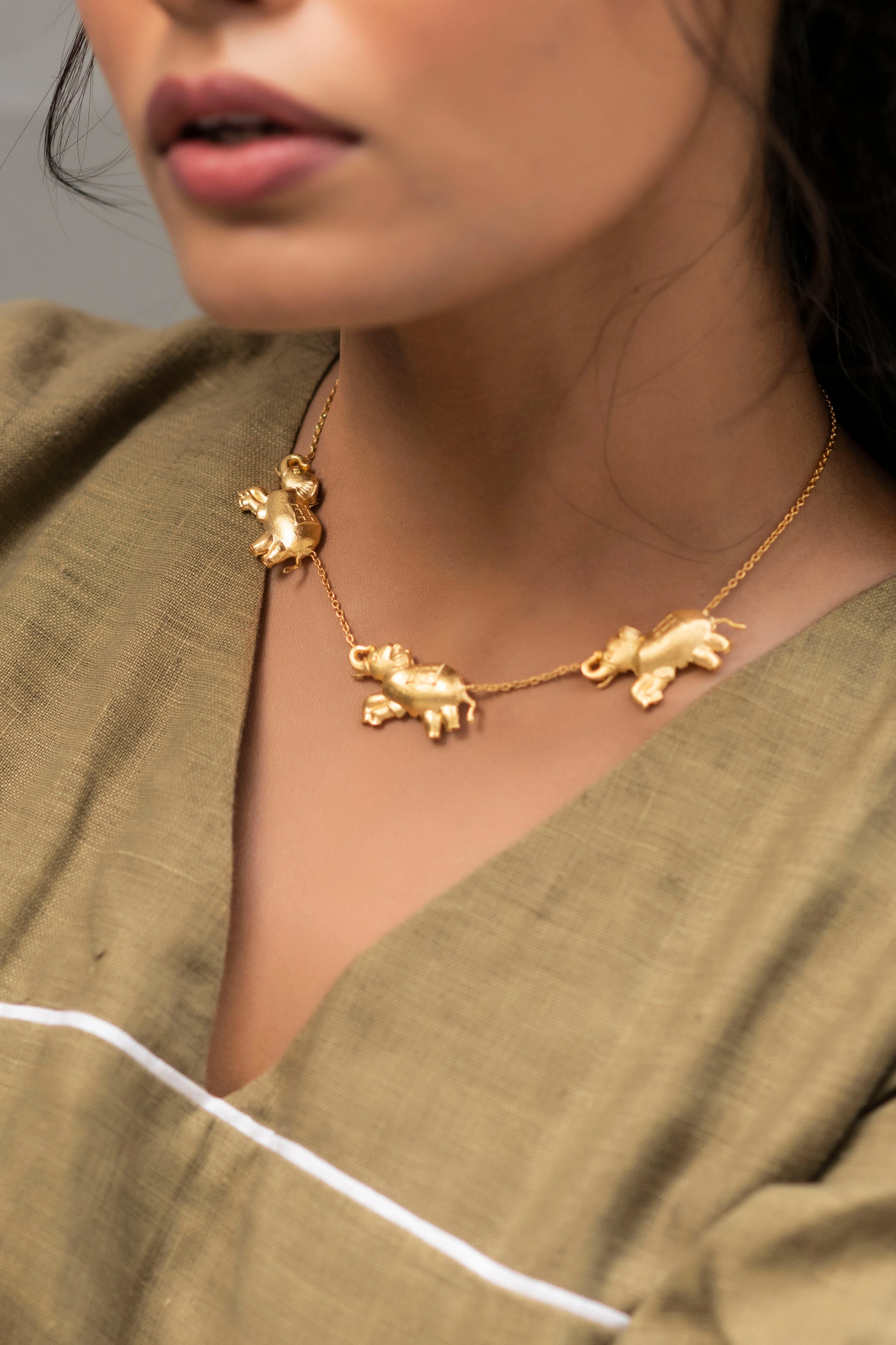 Gajendra Necklace