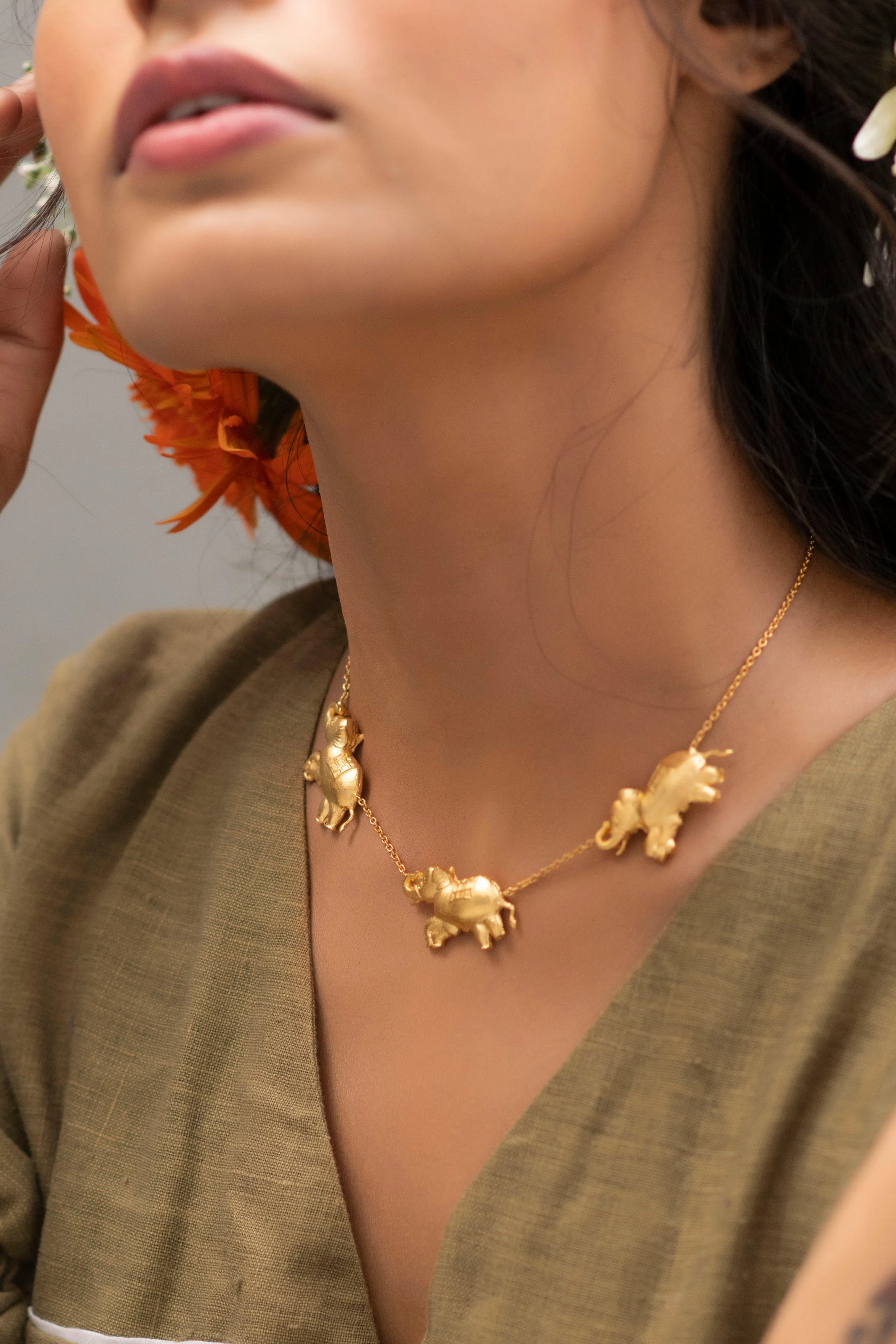 Gajendra Necklace