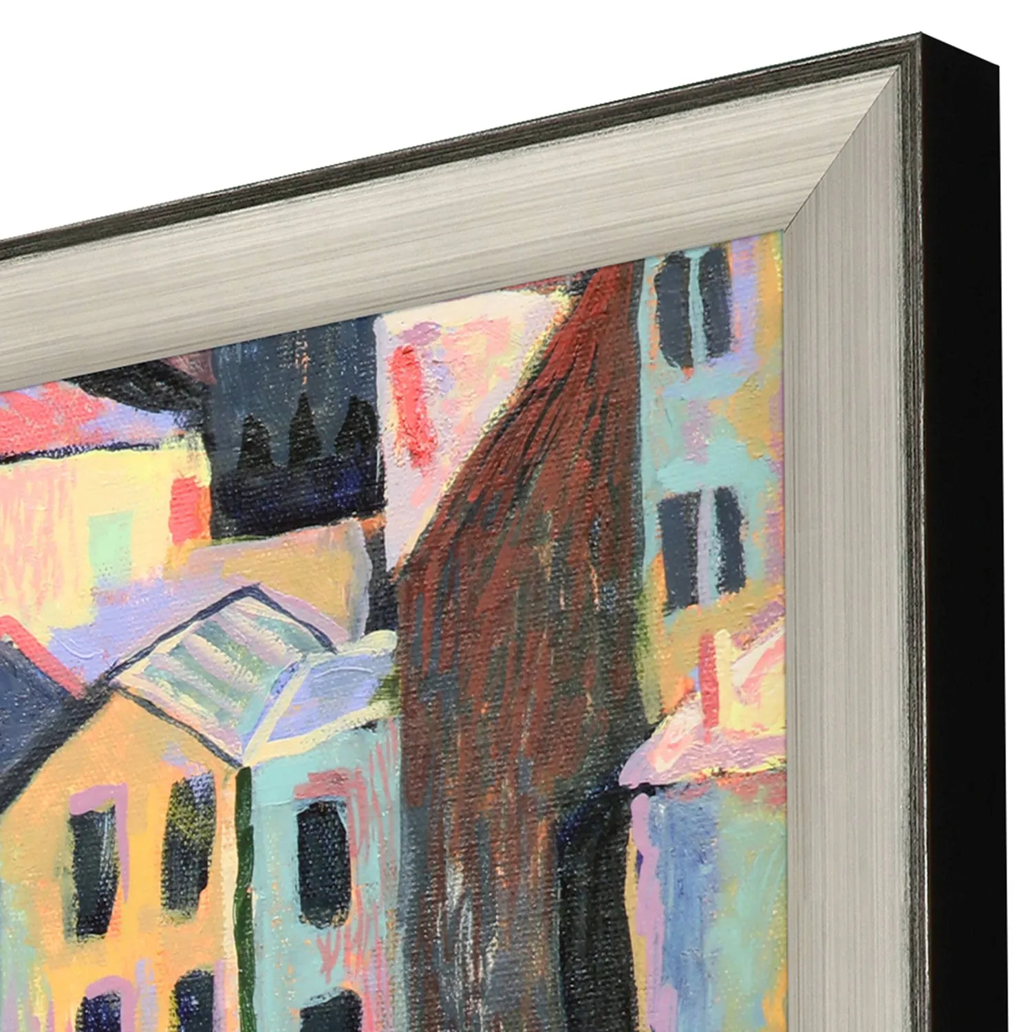 Galapon Rustic Hilltown Framed Art