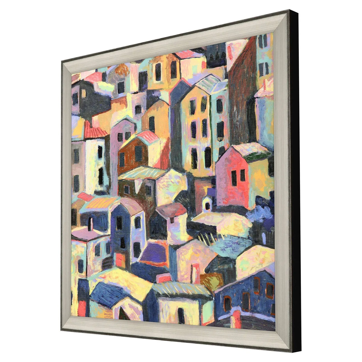 Galapon Rustic Hilltown Framed Art