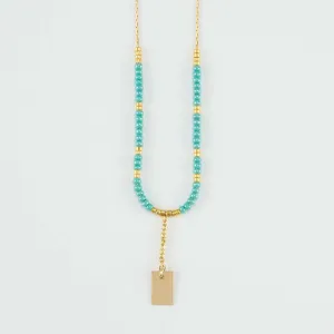 GHALIA BEADED CHAIN NECKLACE