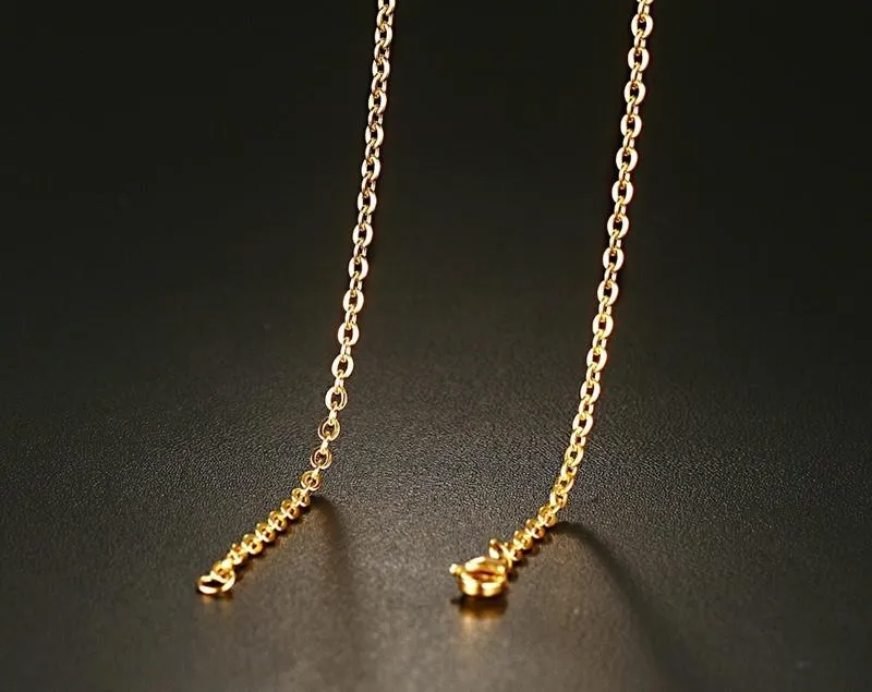 Gold Rhinestone Paved Infinity Charm Necklace