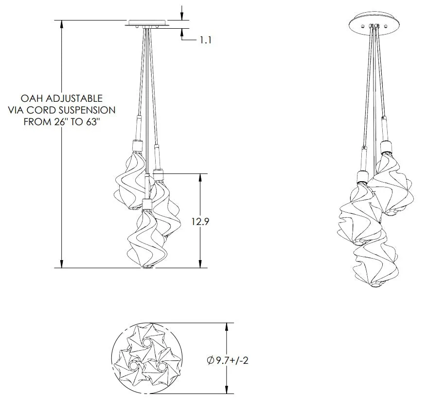 Hammerton Blossom Cluster - 03 10"