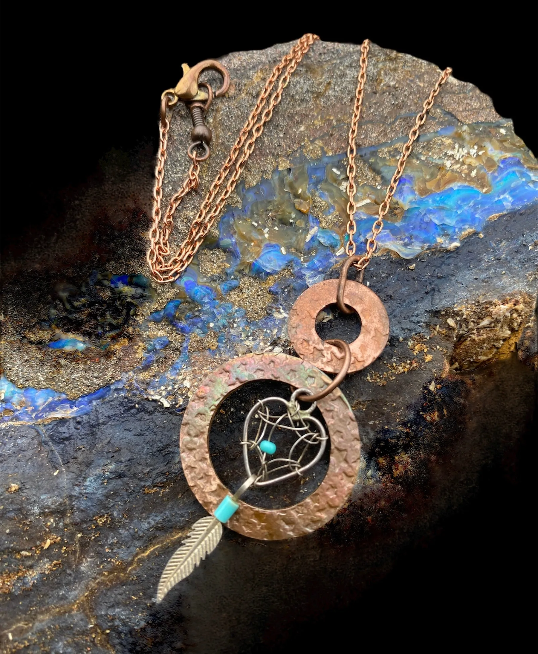 Handcrafted Copper Pendants