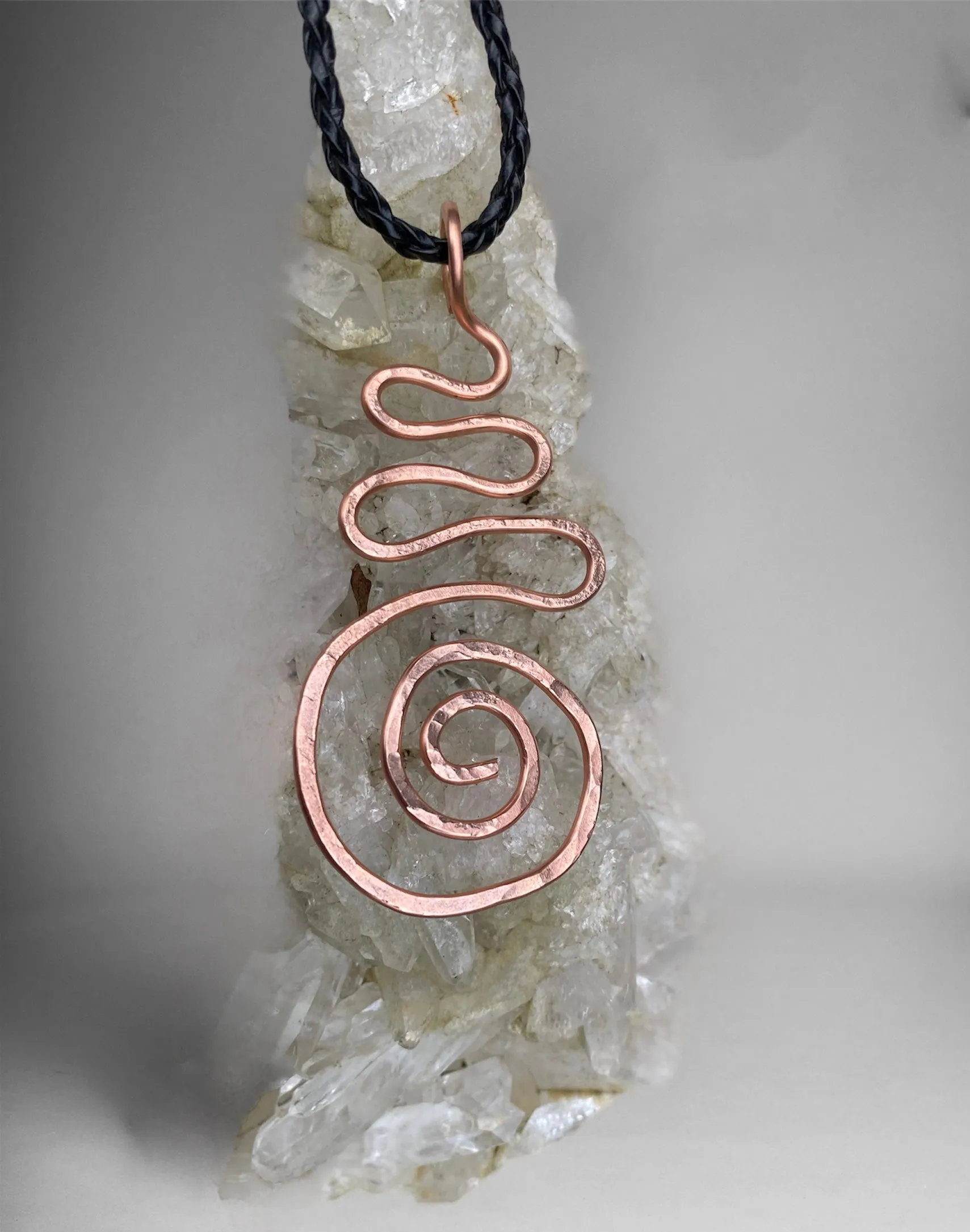 Handmade Copper Unalome Pendants