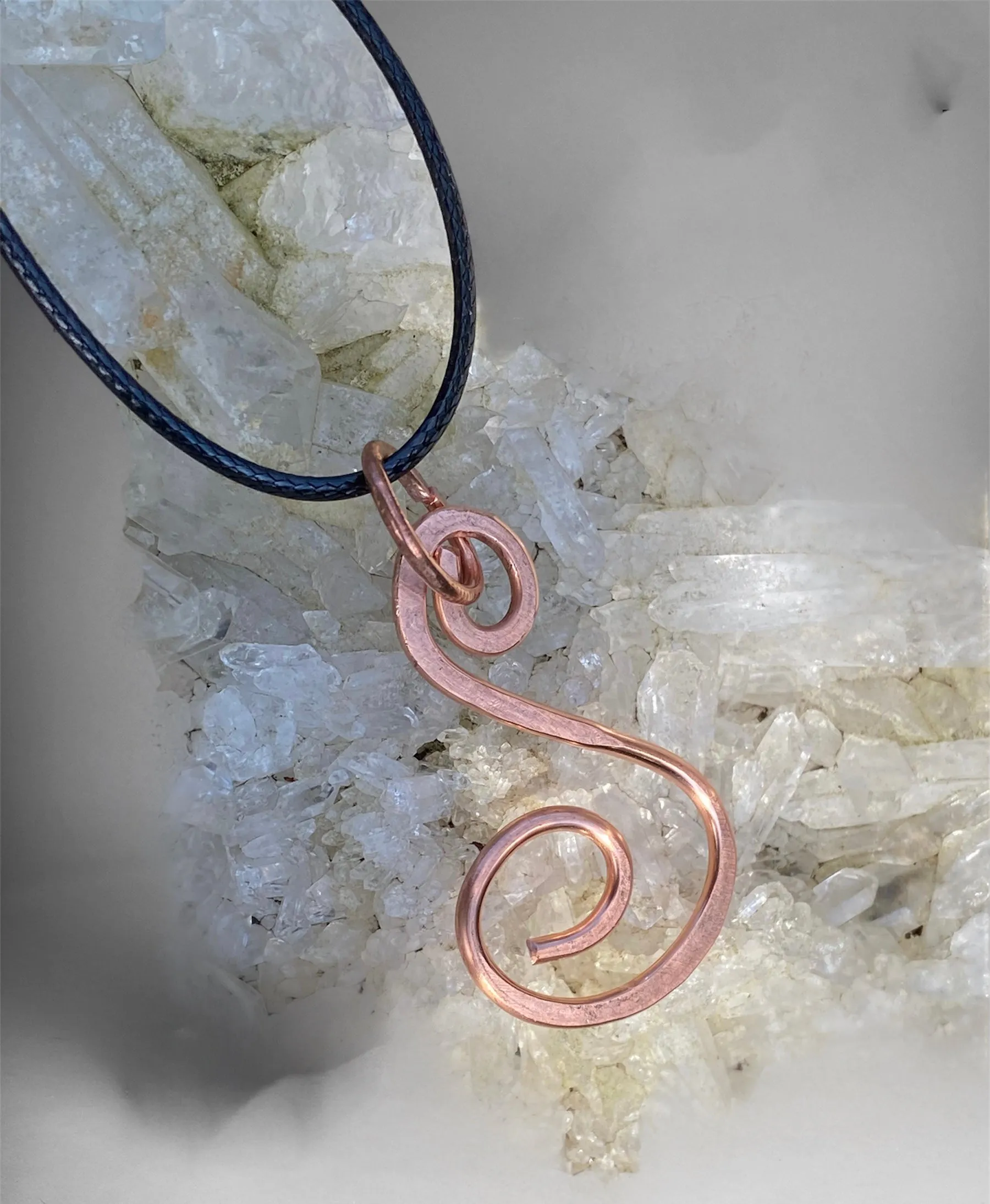 Handmade Copper Unalome Pendants