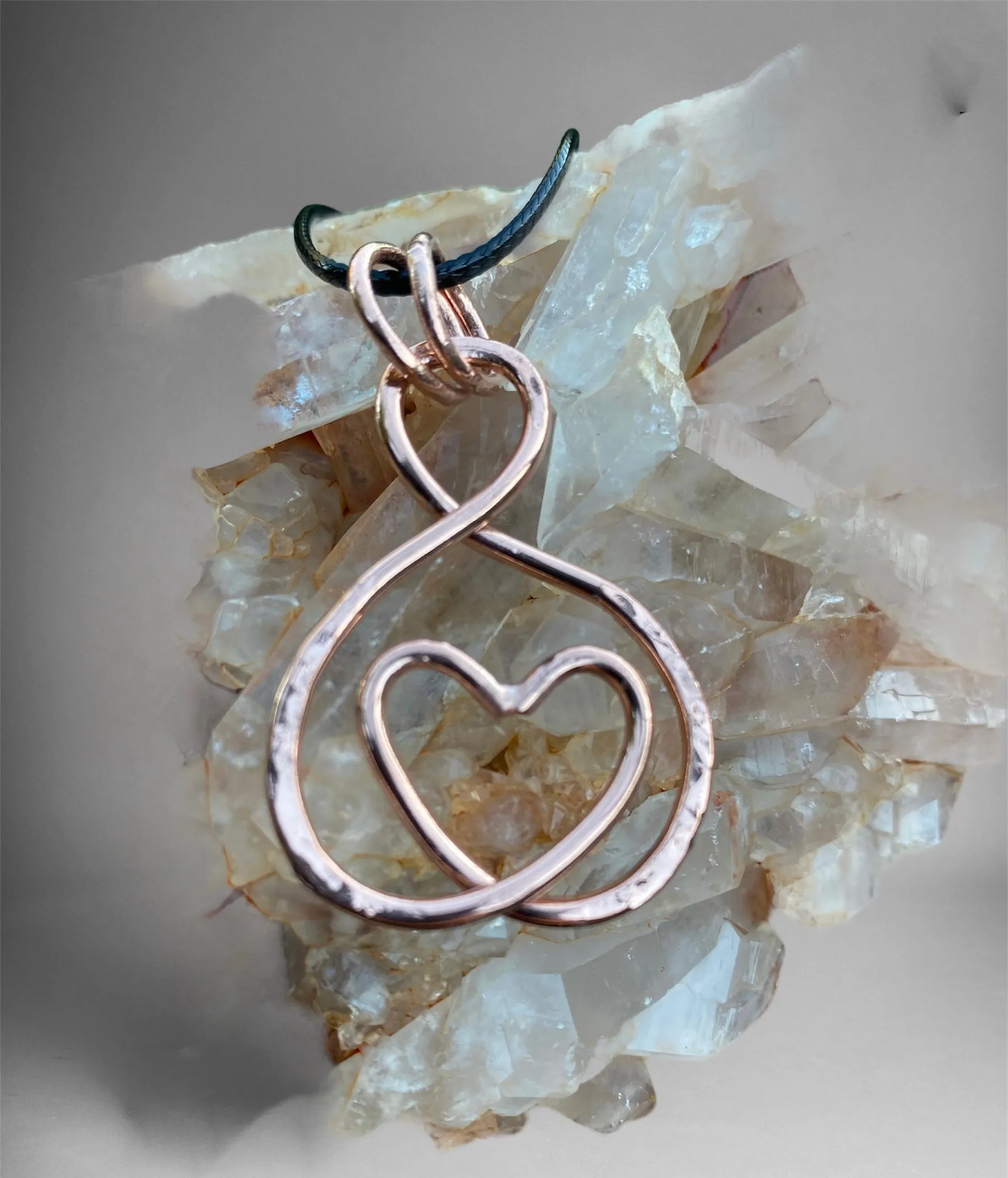 Handmade Copper Unalome Pendants