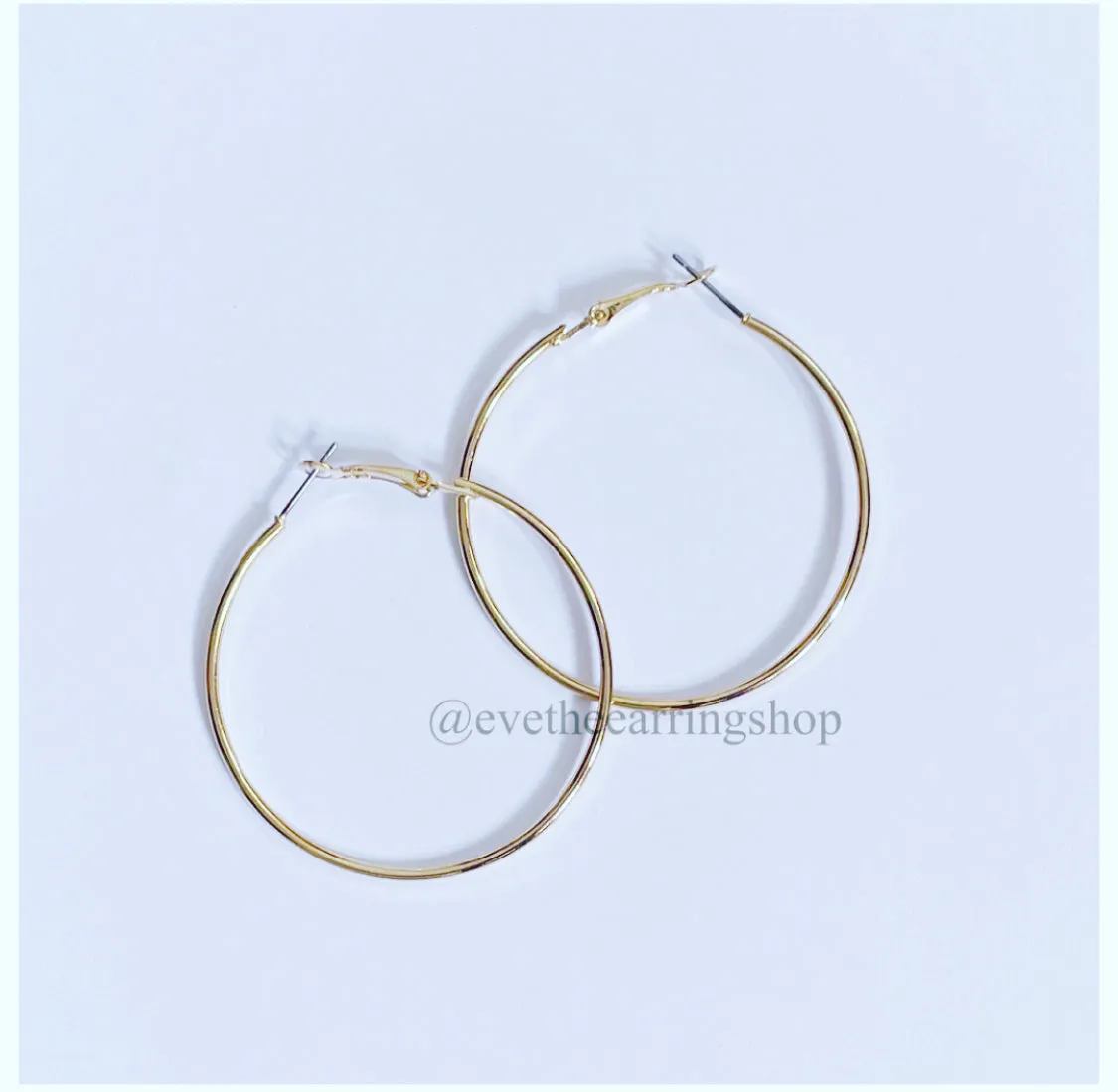 High Fashion Golden Hoop Earrings