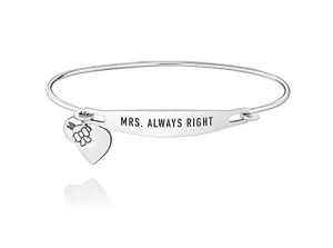 ID Bangle - MRS. ALWAYS RIGHT, S/M - 1010-0258