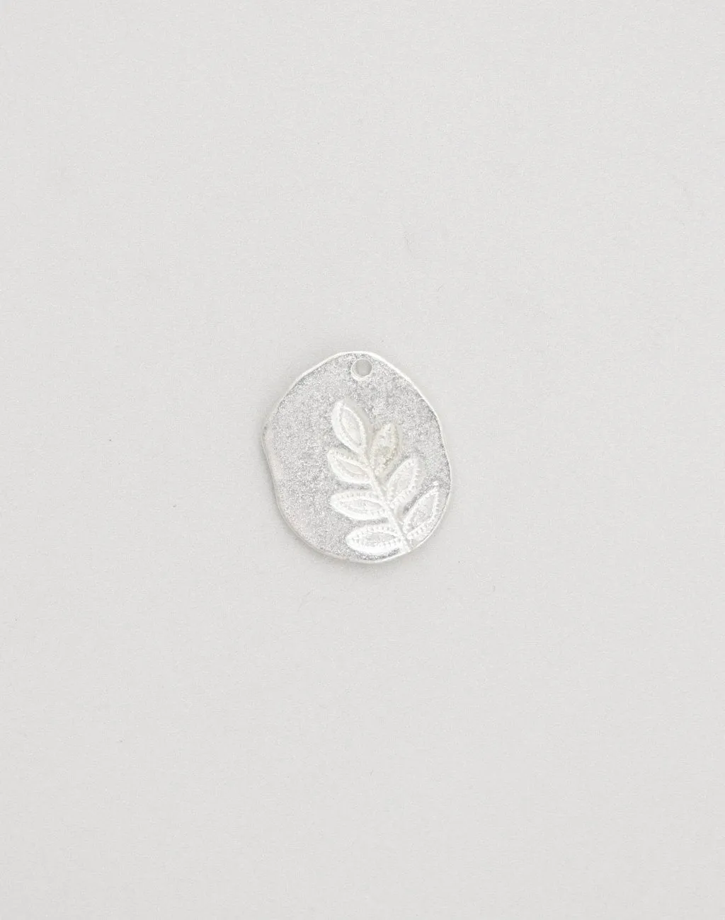 Impressed Fern, 19x17mm, (1pc)