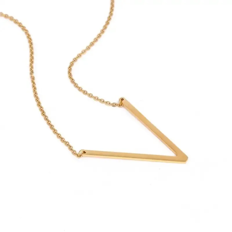 Initial Letter Necklace (Gold)