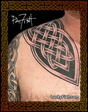 Invincible Celtic Knot Tattoo Design
