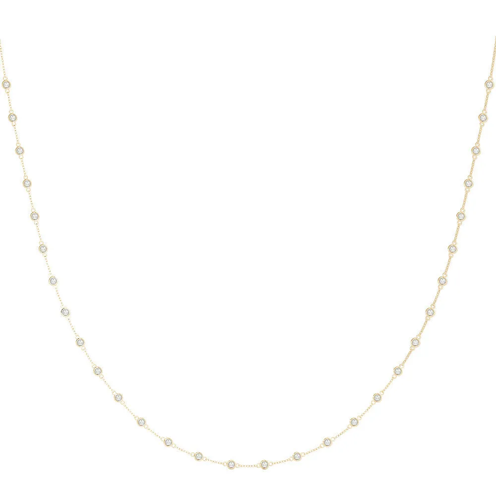 Ladies  Necklace 60031 Natural Diamond