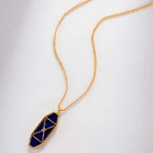 Lapis Lazuli Necklace in 18k Gold Vermeil