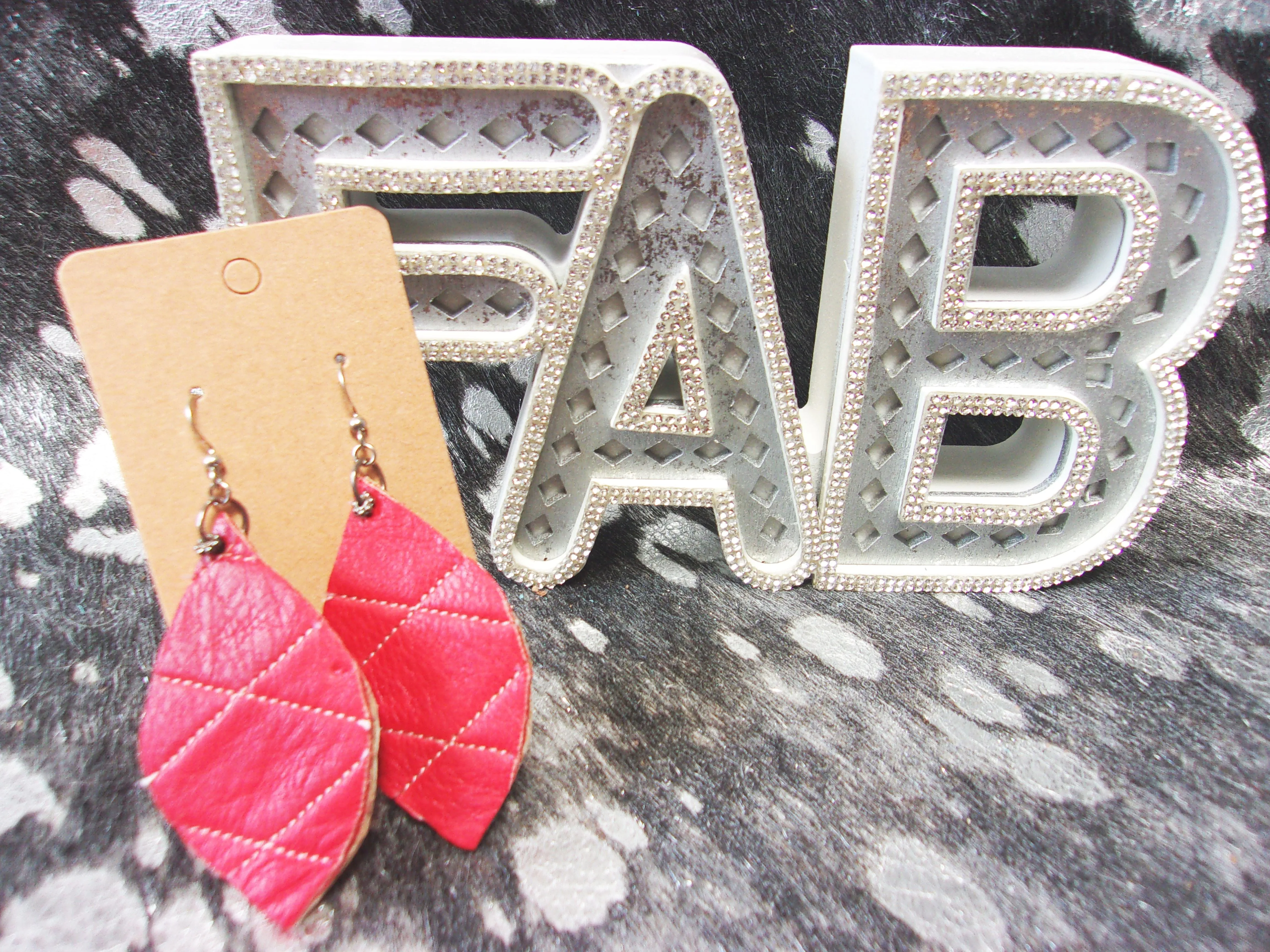 Leather Earrings ER45