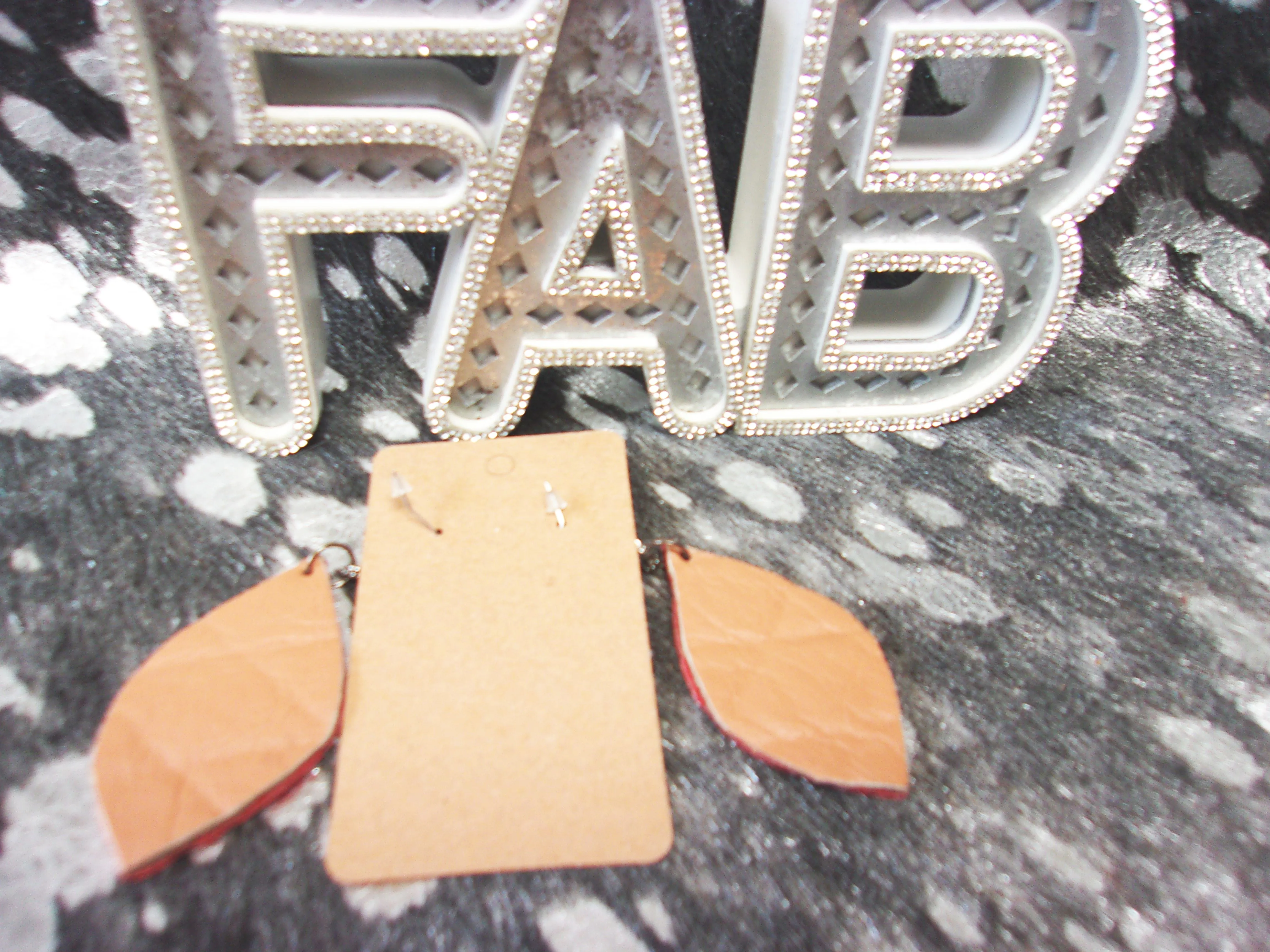Leather Earrings ER45