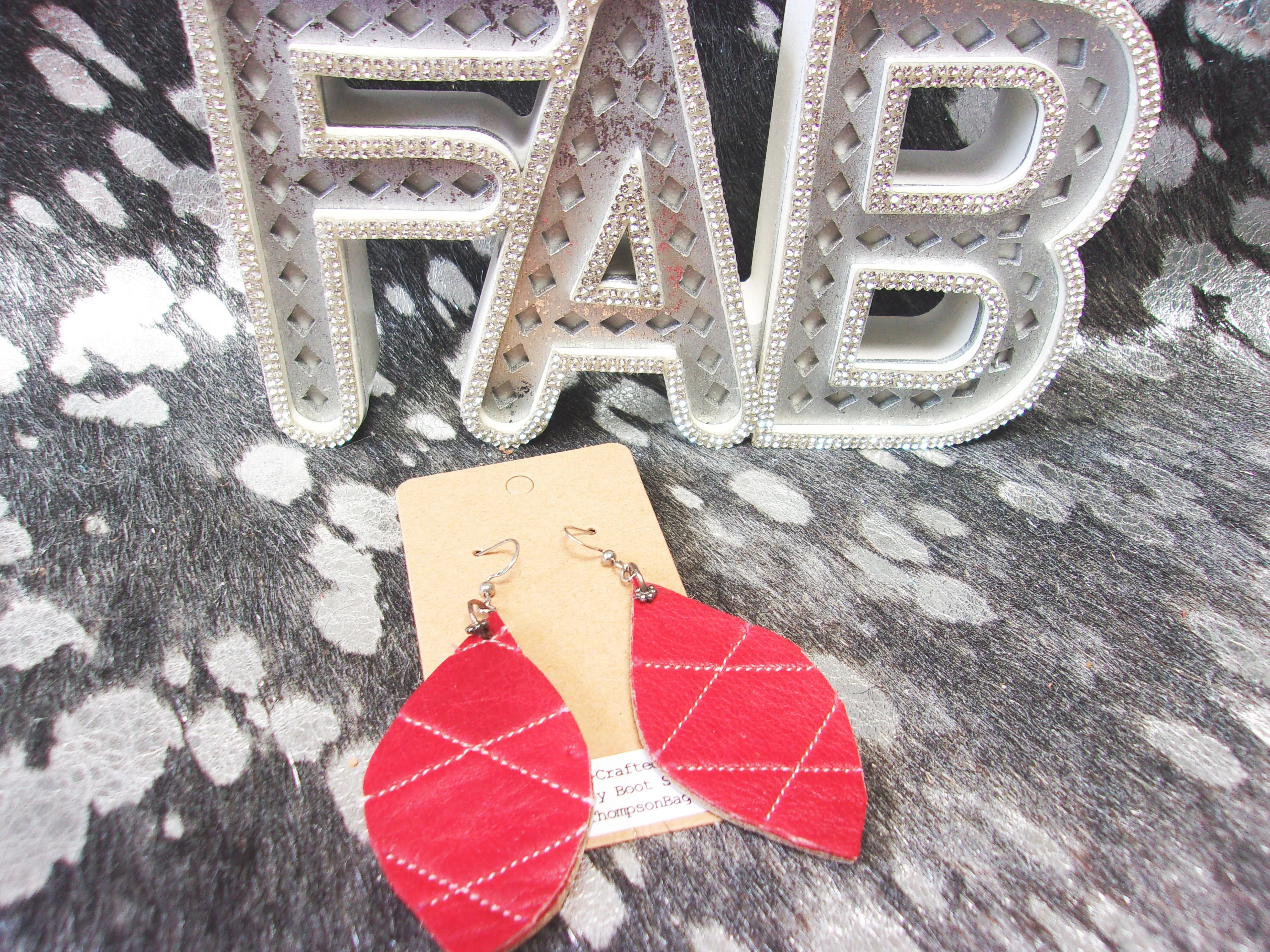 Leather Earrings ER45