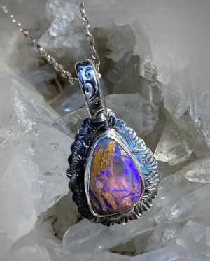 Lightning Ridge Opal Pendant