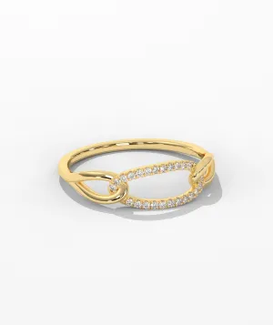 Linked Elegance Diamond Ring