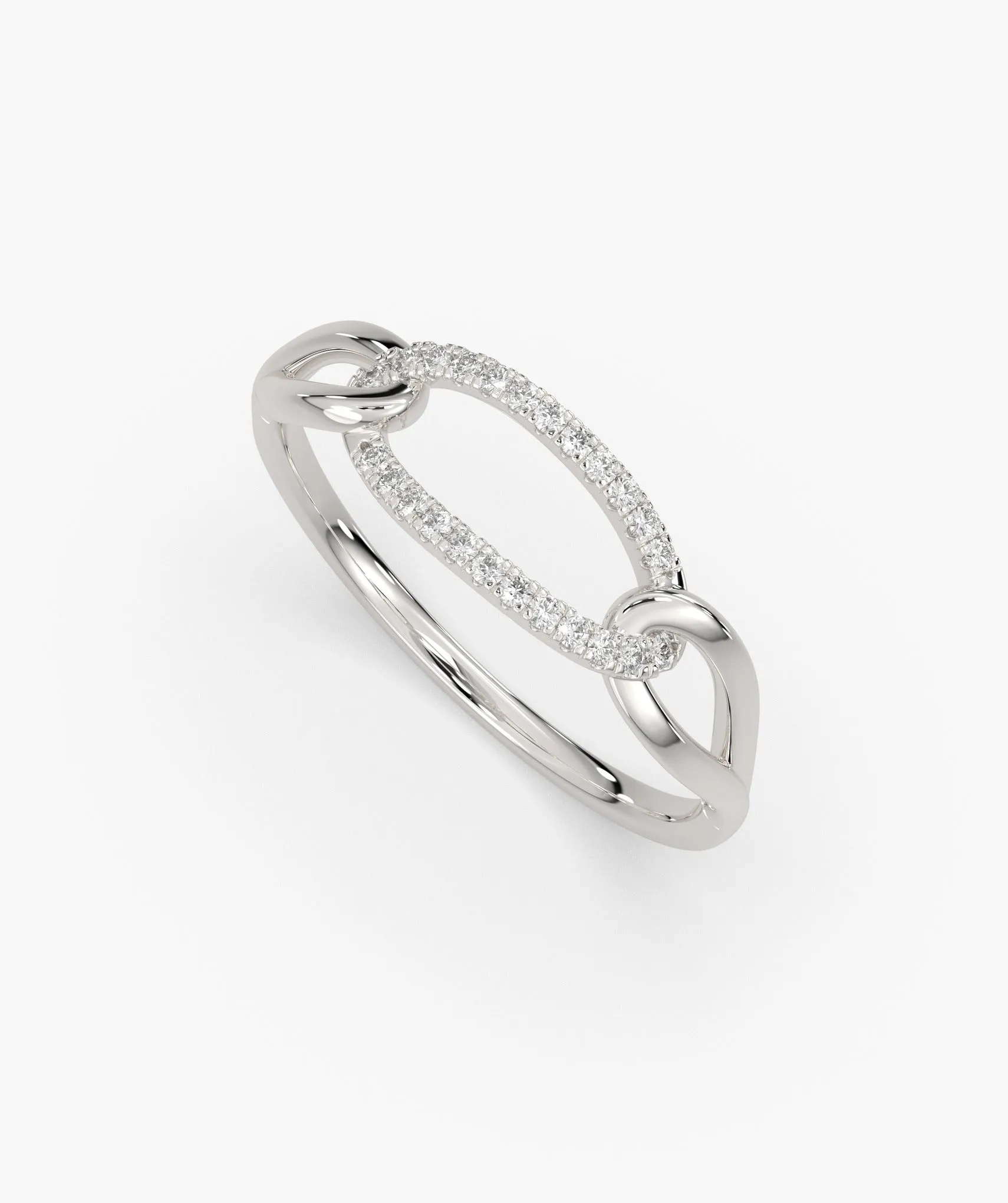 Linked Elegance Diamond Ring