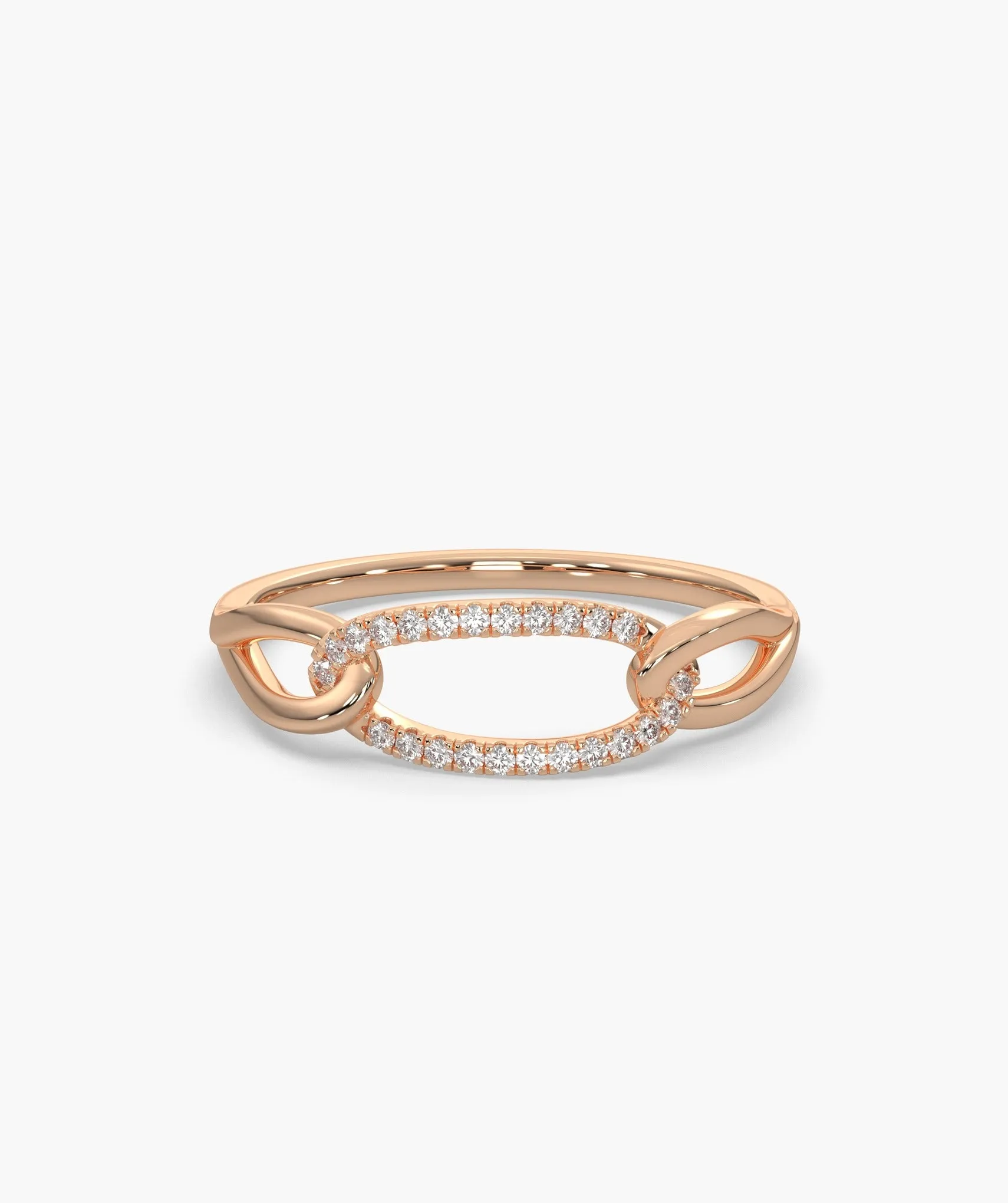 Linked Elegance Diamond Ring