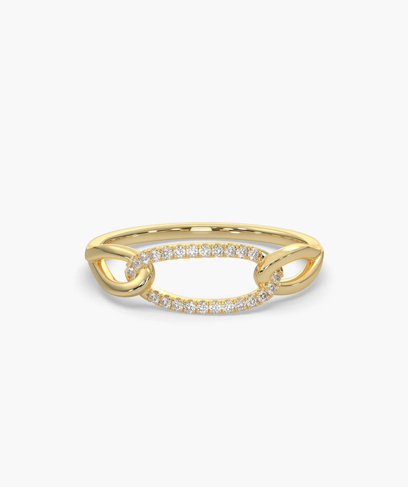 Linked Elegance Diamond Ring