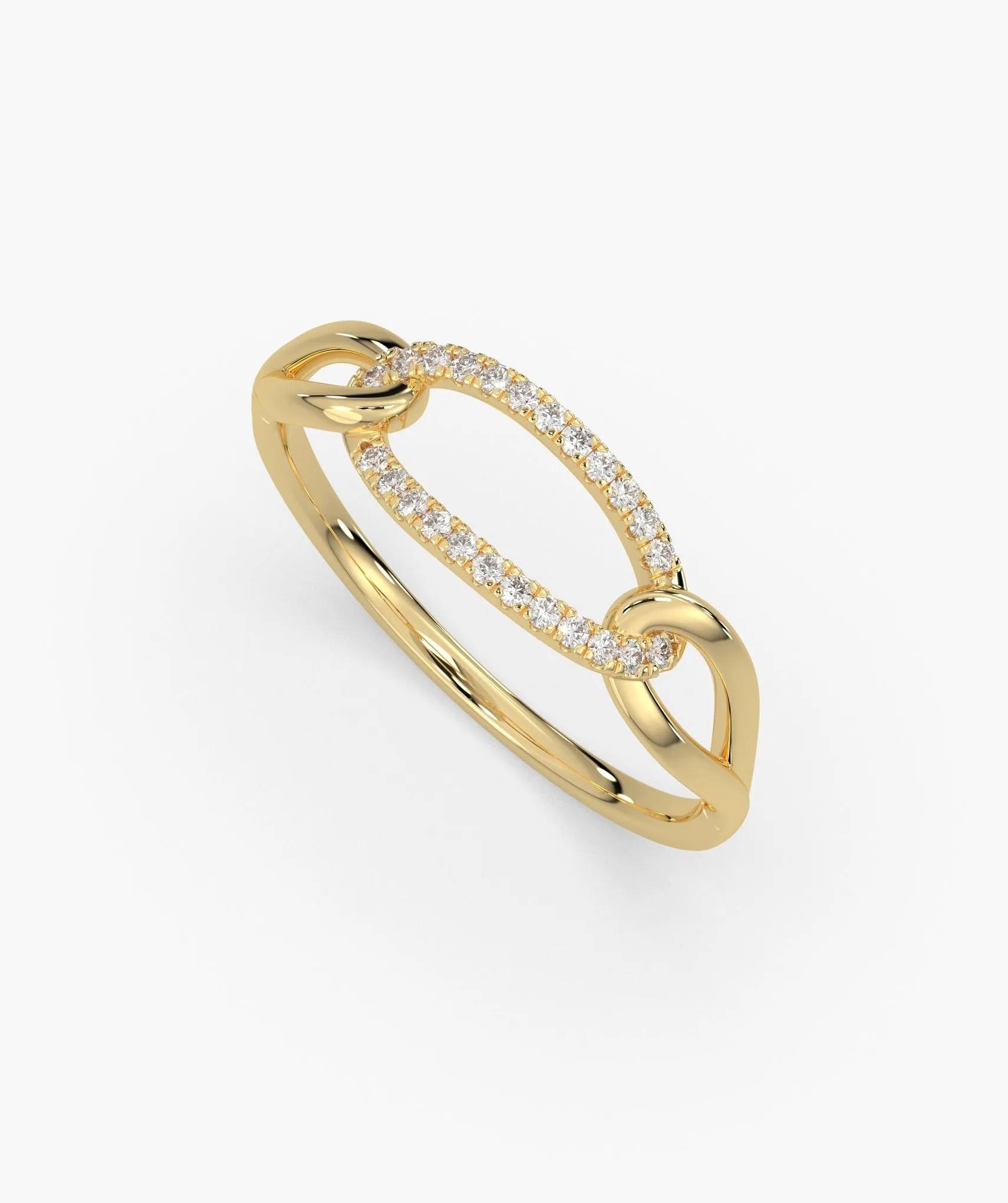 Linked Elegance Diamond Ring