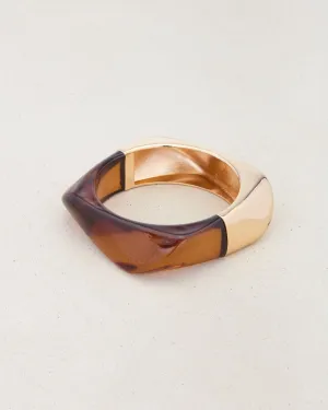 LOUVRE BANGLE BROWN