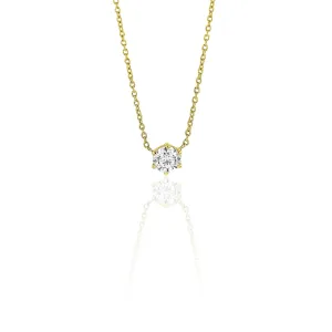 Luxe Solitaire Necklace 0.50ct