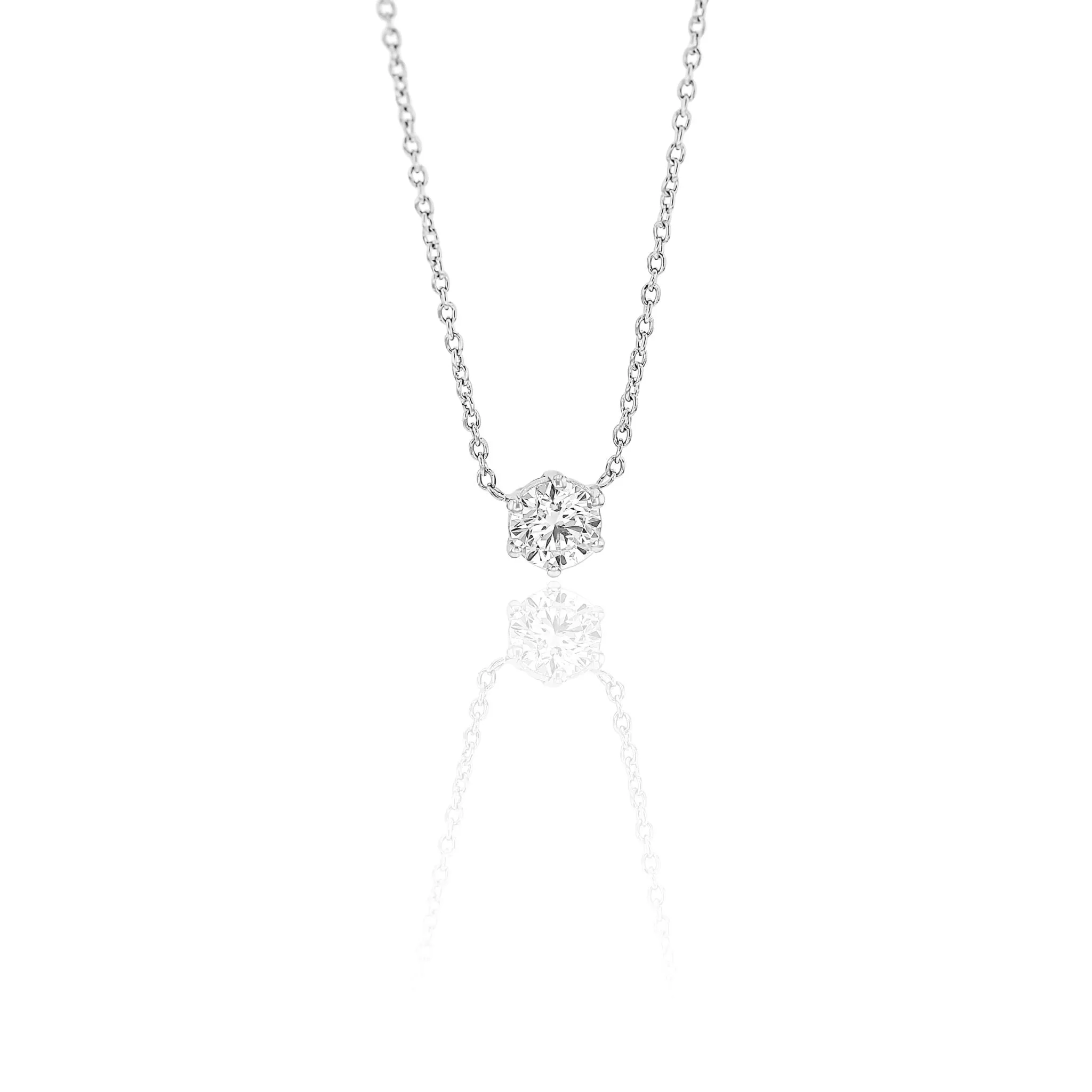 Luxe Solitaire Necklace 0.50ct
