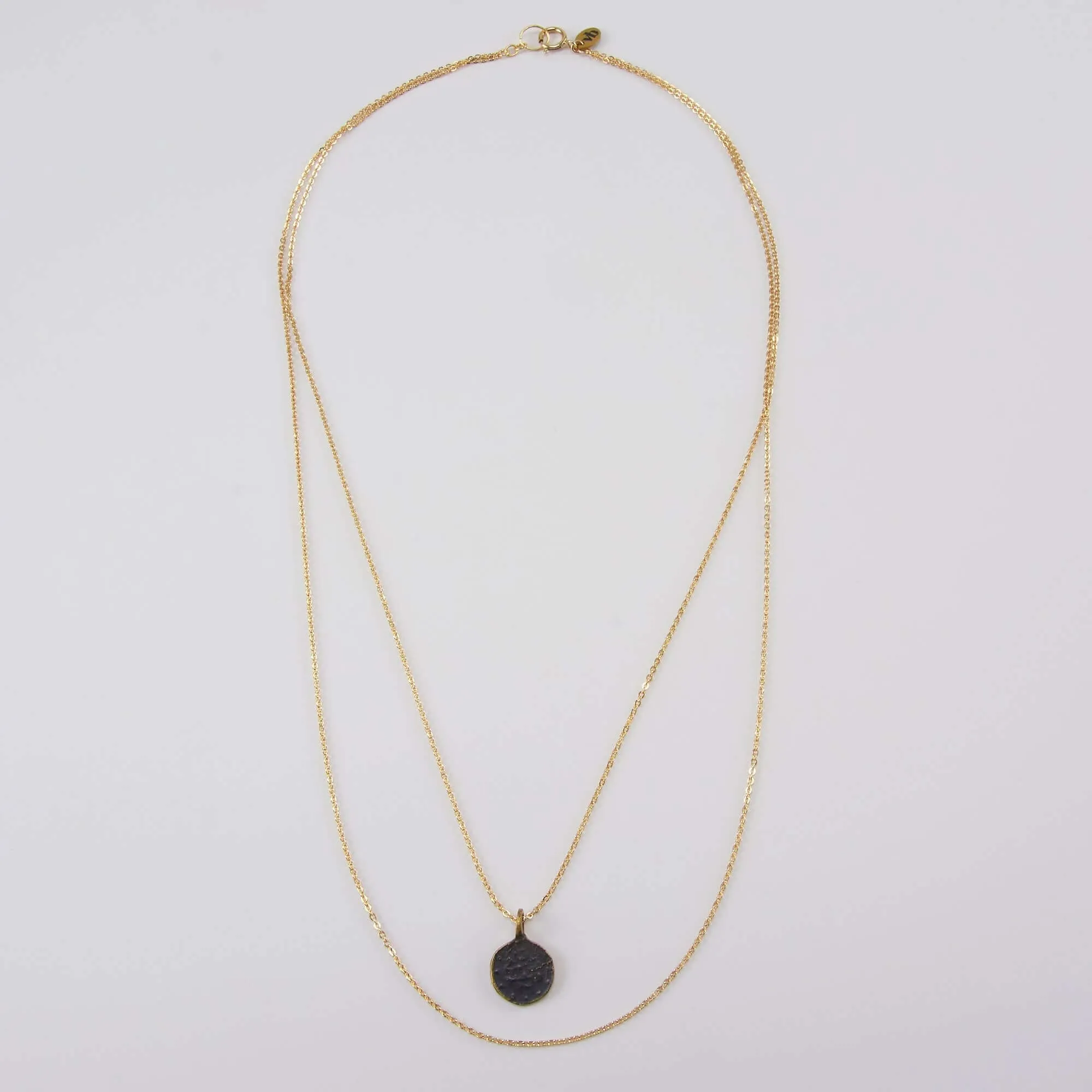 MARGO DOUBLE CHAIN NECKLACE