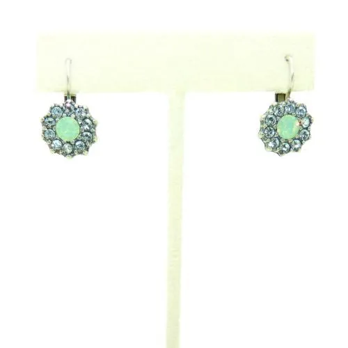 Mariana Handmade Swarovski Crystal Earrings 1157 23439 Opal Peach
