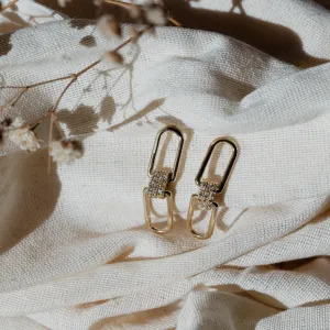 Marlo - 14k chain earrings