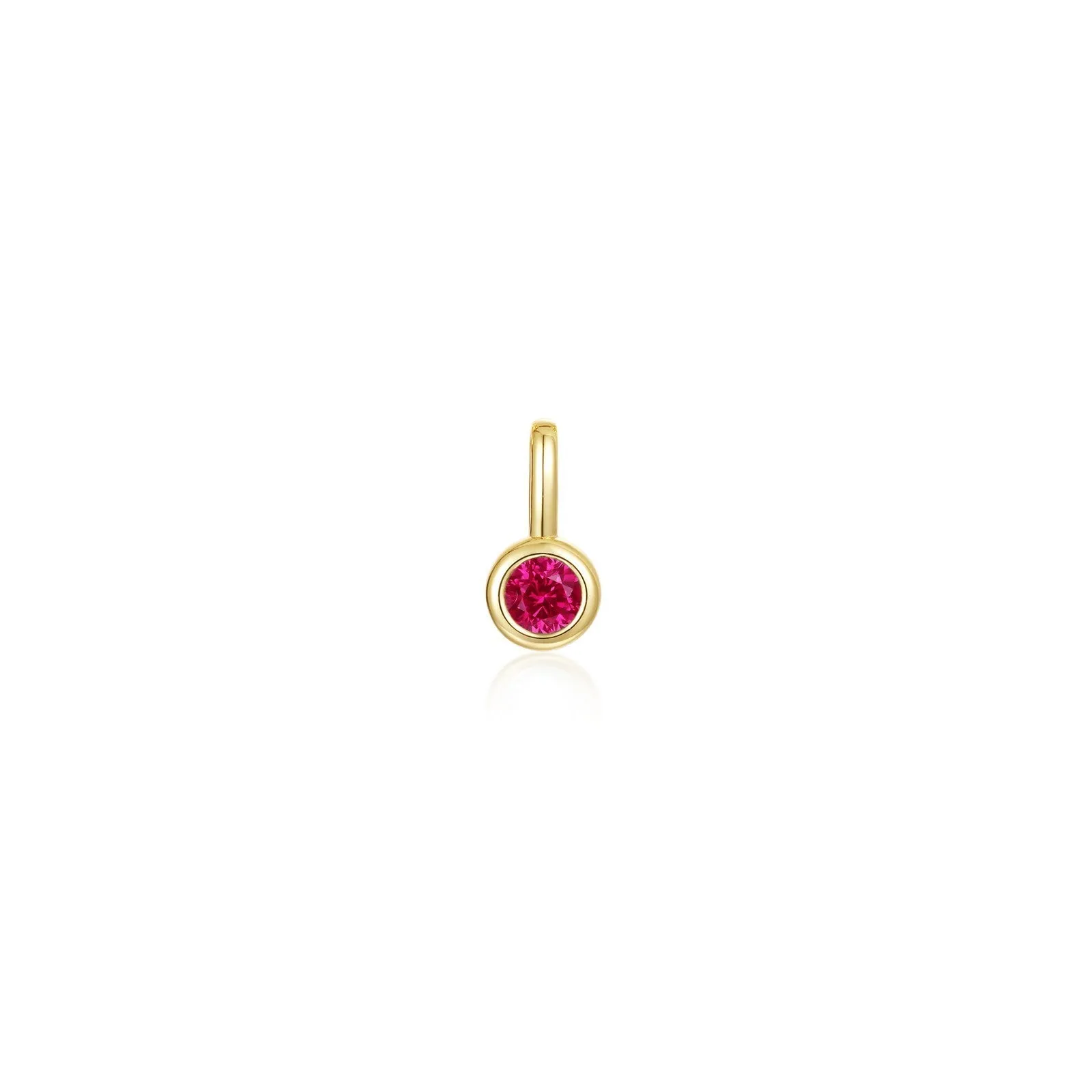 May Birthstone Charm Pendant